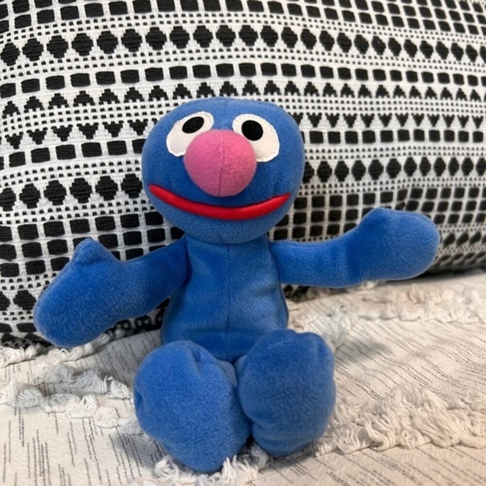 Vintage 1997 Sesame‎ Street Beans Grover Muppet Plush